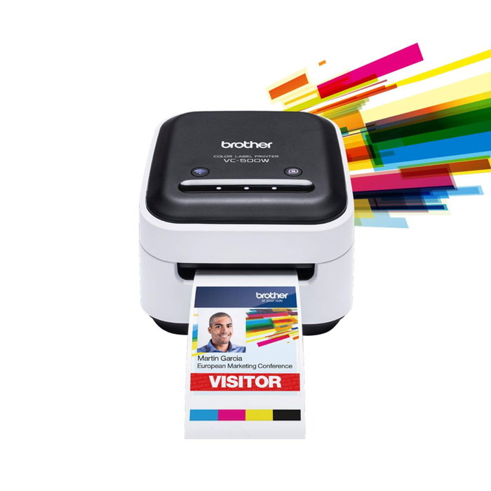 Brother VC-500W - Imprimante d'étiquettes couleur WiFi et USB