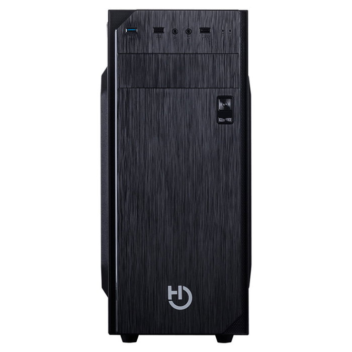 Hiditec Boîtier PC ATX Klyp 3.0 Tour Noire avec USB 3.0 et Gestion de Câbles