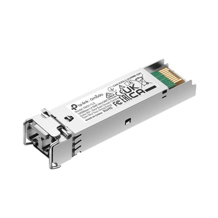 TP-Link SM311LS Module SFP MiniGBIC 1000Base-LX Fibre Monomode 20 km DDM Hot Swappable LC TP-Link SM311LS Module SFP MiniGBIC 1000Base-LX Fibre Monomode 20 km DDM Hot Swappable LC