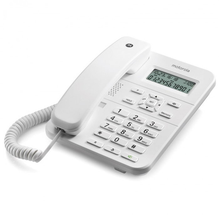 Téléphone fixe Motorola Blanc Téléphone fixe Motorola Blanc