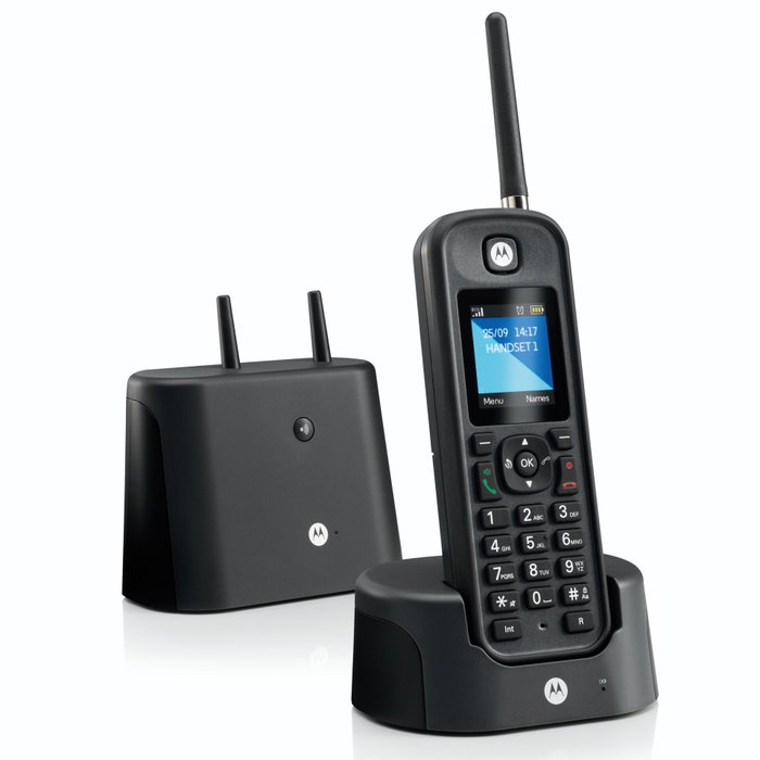 Motorola O201 Téléphone fixe sans fil noir Motorola O201 Téléphone fixe sans fil noir