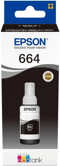 Epson Bouteille d'encre EcoTank T6641 Noir 70ml Epson Bouteille d'encre EcoTank T6641 Noir 70ml