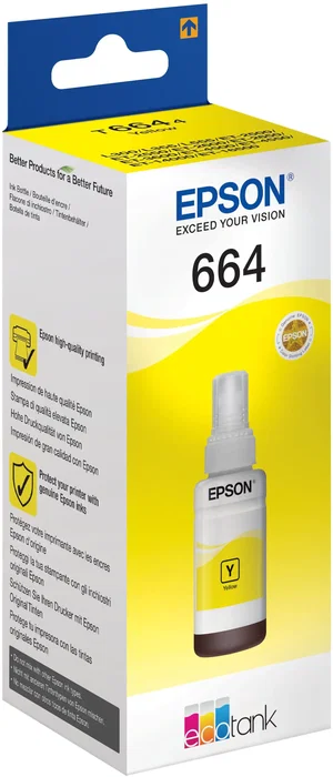 Epson T6644 - Cartouche d'encre Jaune pour EcoTank - Impression ultra-économique - Autonomie jusqu'à 11 000 pages - Pour particuliers et petites entreprises Epson T6644 - Cartouche d'encre Jaune pour EcoTank - Impression ultra-économique - Autonomie jusqu'à 11 000 pages - Pour particuliers et petites entreprises