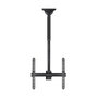 TOOQ LPCE1155TSLI-B Support Mural pour TV et Moniteur 32-55 Pouces Compatible VESA 400x400 Inclinable et Rotatif Noir