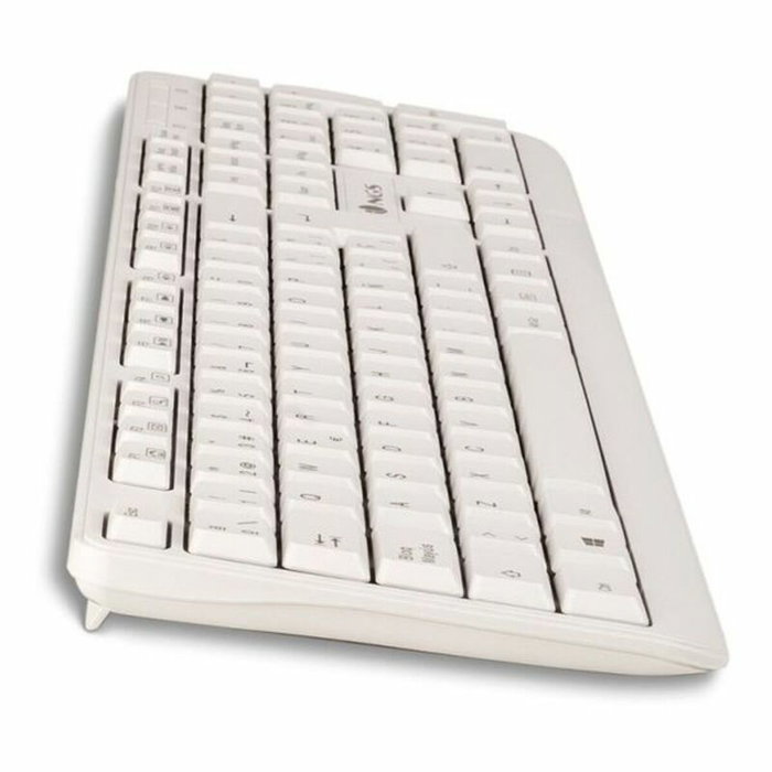 Clavier NGS Spike Blanc Noir Espagnol Qwerty