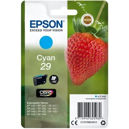 Epson Cartouche d'encre Claria Cyan T2982 (C13T29824012) pour imprimantes Epson