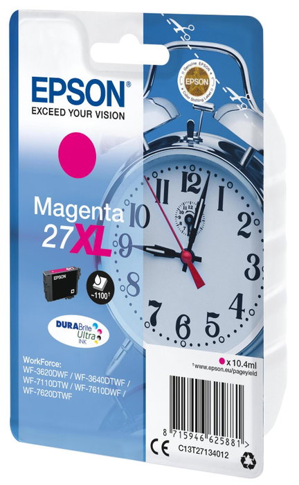 Epson DURABrite Ultra 27 XL Magenta T2713/C13T27134012 Epson DURABrite Ultra 27 XL Magenta T2713/C13T27134012