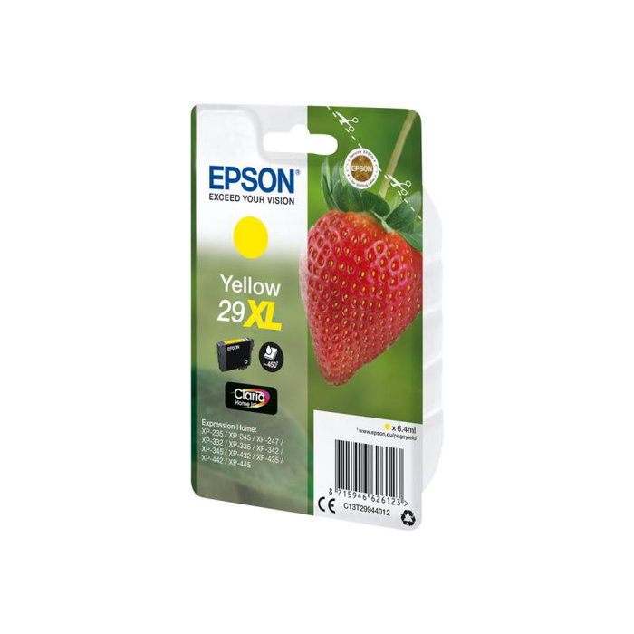 Epson Cartouche d'encre 29XL Jaune C13T29944012 (XL) Cherished Claria Home Ink