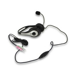 Ewent EW3562 Casque avec Microphone Noir/Argenté