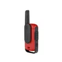 Motorola Talkies-walkies T42 Rouge, Portée 4 km, 16 Canaux, Écran LCD, Fréquence PMR446 (Sans Licence), Idéal pour Famille et Activités Extérieures