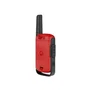Motorola Talkies-walkies T42 Rouge, Portée 4 km, 16 Canaux, Écran LCD, Fréquence PMR446 (Sans Licence), Idéal pour Famille et Activités Extérieures