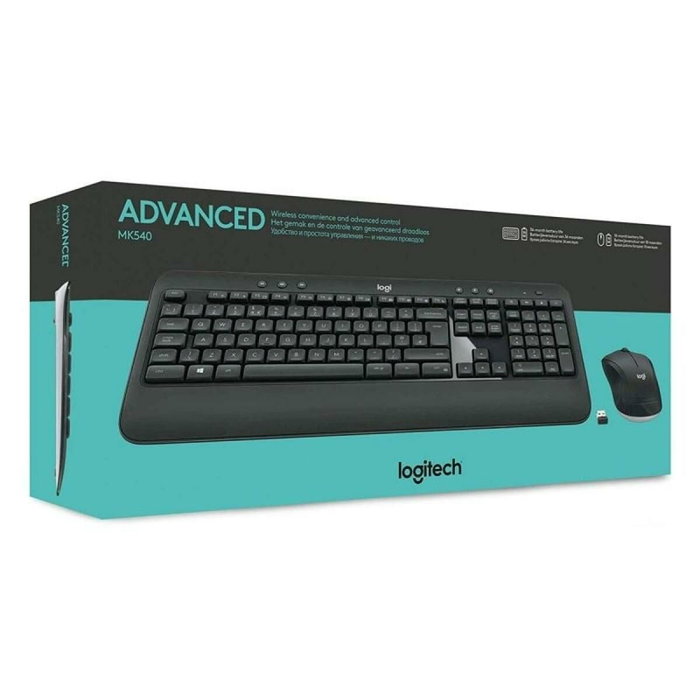 Clavier et Souris Gaming Logitech MK540 Advanced Noir Espagnol Espagnol Qwerty QWERTY Clavier et Souris Gaming Logitech MK540 Advanced Noir Espagnol Espagnol Qwerty QWERTY