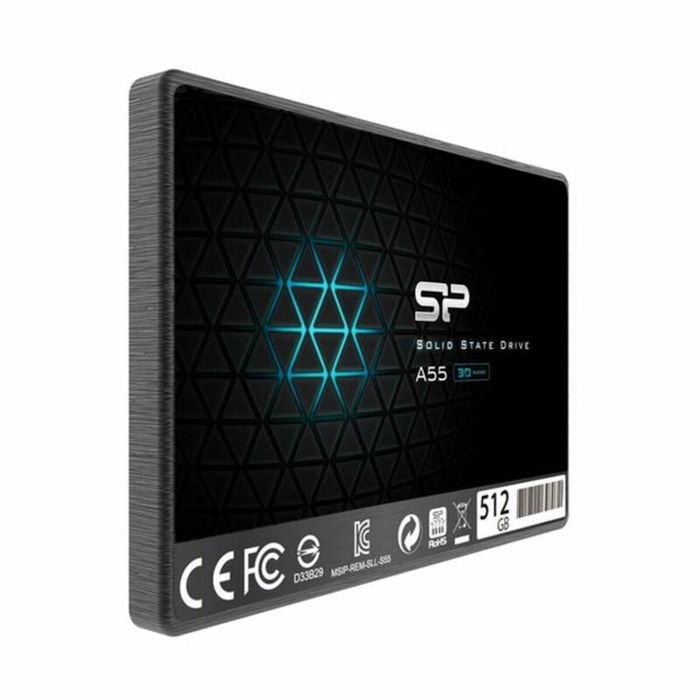 Disque dur Silicon Power SP512GBSS3A55S25 512 GB SSD Disque dur Silicon Power SP512GBSS3A55S25 512 GB SSD