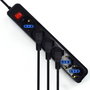 Ewent EW3924 Multiprise 6 Prises Schuko avec Interrupteur Protection Surtension Enfants 1,5m