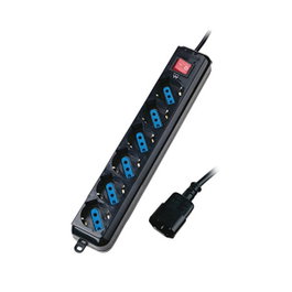 Ewent Multiprise de protection EW3925 6 sorties Noir
