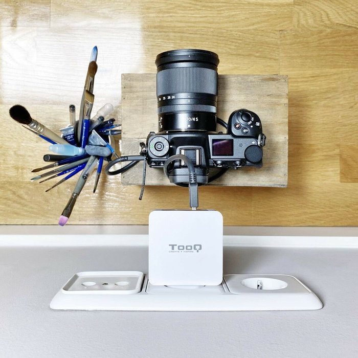 Chargeur Voiture Mur TooQ TQWC-2SC03WT Blanc 48 W