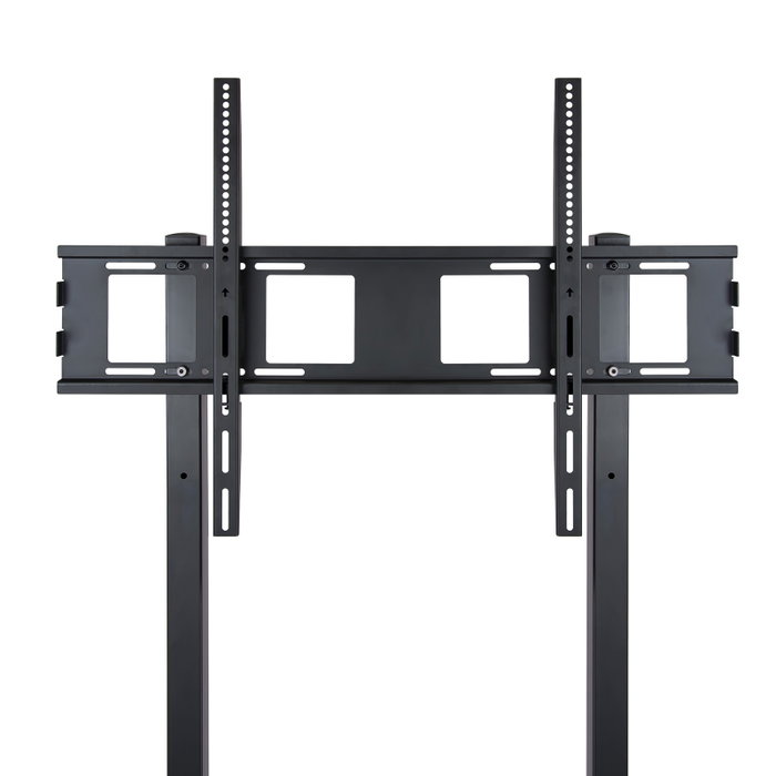Tooq Support TV sol avec roues pour écrans 37-100", charge max 150 kg, 2 étagères, noir Tooq Support TV sol avec roues pour écrans 37-100", charge max 150 kg, 2 étagères, noir