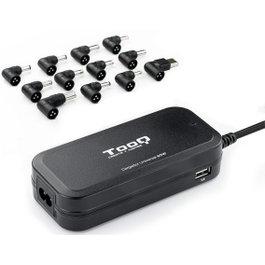 Tooq Tqlc - 90Bs02At Chargeur Universel pour Ordinateur Portable 90 W avec 2 Ports USB