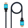 Nanocable 10.15.3710 Câble HDMI 2.0 4K@60Hz 10 m avec Connecteurs Dorés et Tresse Nylon