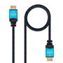 Nanocable 10.15.3710 Câble HDMI 2.0 4K@60Hz 10 m avec Connecteurs Dorés et Tresse Nylon
