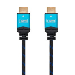 Câble HDMI TooQ 10.15.37 V2.0 Noir Bleu