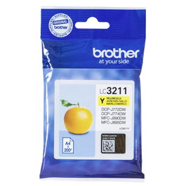 Brother LC3211Y Cartouche d'encre jaune, 200 pages