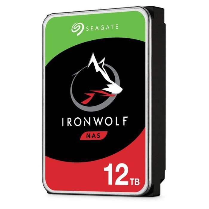 Seagate IronWolf ST12000VN0008 12 To 3,5 pouces Seagate IronWolf ST12000VN0008 12 To 3,5 pouces