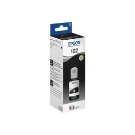 Epson 102 Cartouche d'encre originale noir 127 ml pour imprimante EcoTank ET-2700, ET-2750, ET-2756, ET-3700, ET-3750, ET-4750, Expression ET-2700, ET-2750, ET-3700