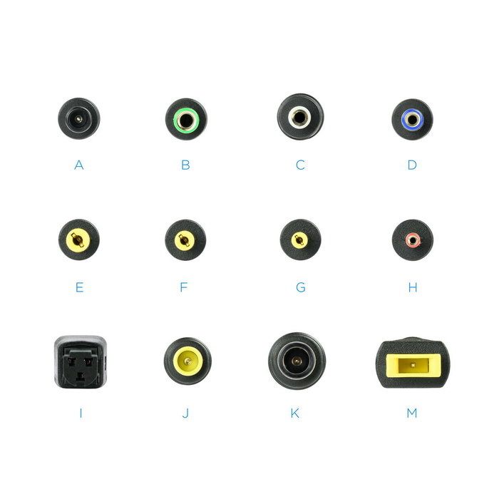 Chargeur d'ordinateur portable TooQ TQLC-100BS01M 100 W Universel