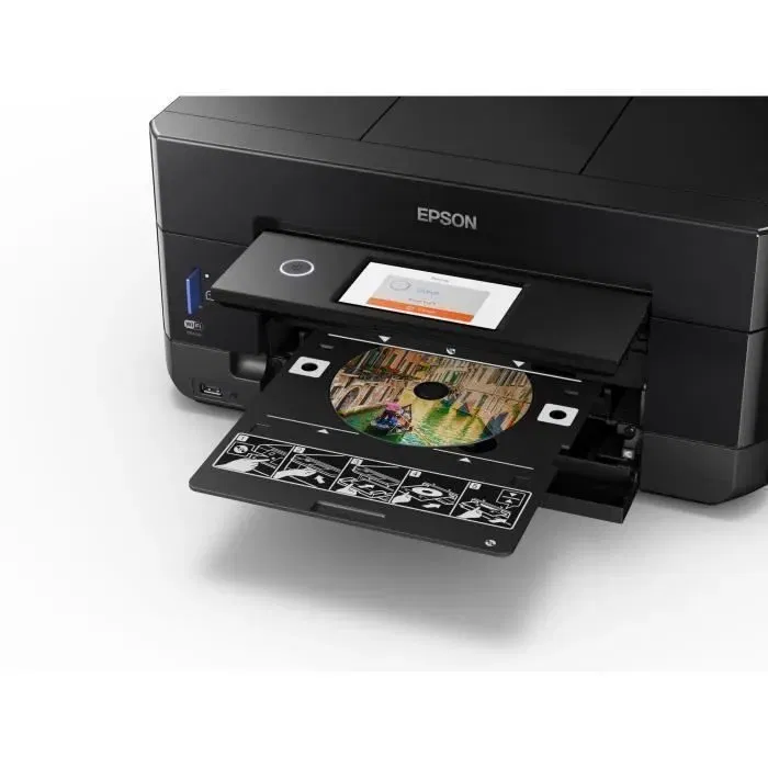 Epson XP-7100 - Imprimante 3 en 1 Jet d'encre avec Chargeur de Documents, Impression Photo, Recto-Verso Automatique, WiFi, Ecran Tactile