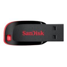 SanDisk Cruzer Blade 64 Go Noir, rouge
