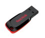 Sandisk Cruzer Blade 128GB Noir, rouge