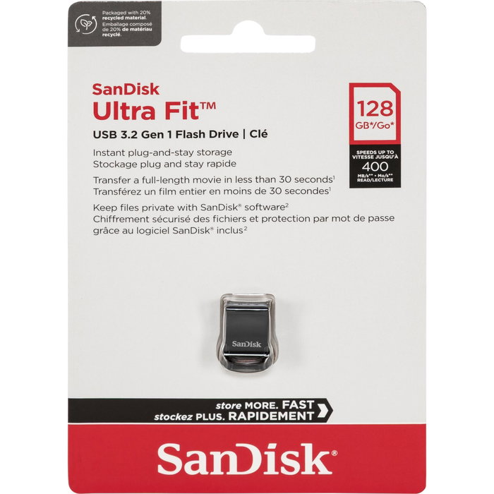 Sandisk Memoria usb 3.1 ultra fit 128gb Sandisk Memoria usb 3.1 ultra fit 128gb