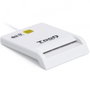 Tooq TQR-210W Lecteur de carte DNI électronique USB 2.0 Blanc