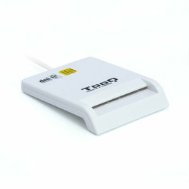 TooQ Lecteur de Cartes Intelligentes TQR-210W Blanc