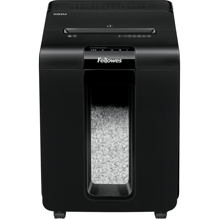 Fellowes AutoMax 100M Destructrice de documents automatique 100 feuilles Mini-Coupe 23L Noir