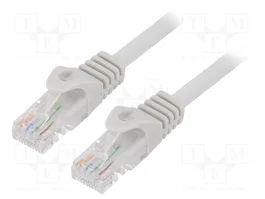 GEMBIRD Cordon de raccordement Cat 6 U/UTP RJ45 2m gris