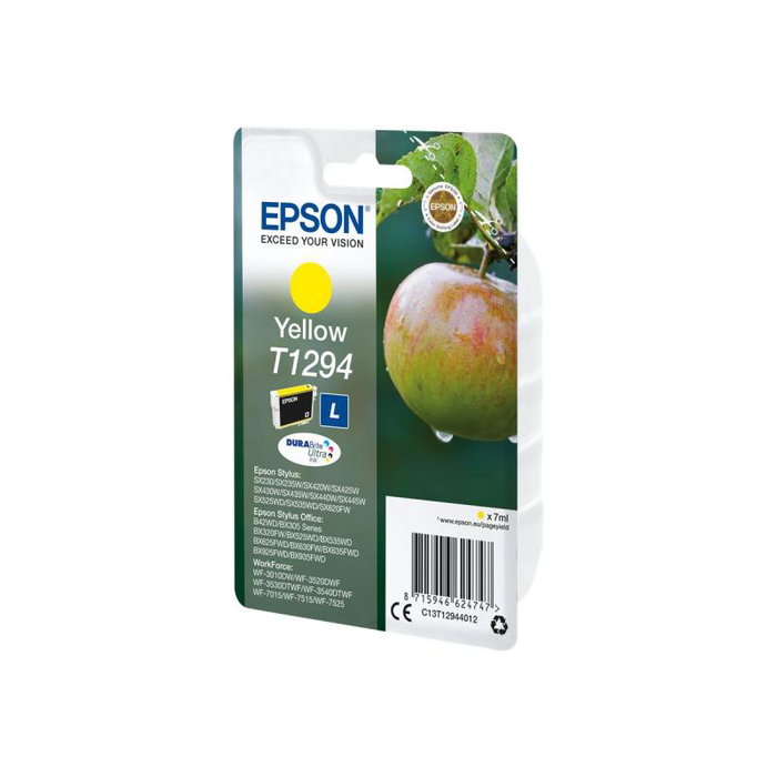 Epson Cartouche d'encre jaune T1294 (C13T12944012) - Encre pour imprimante Epson