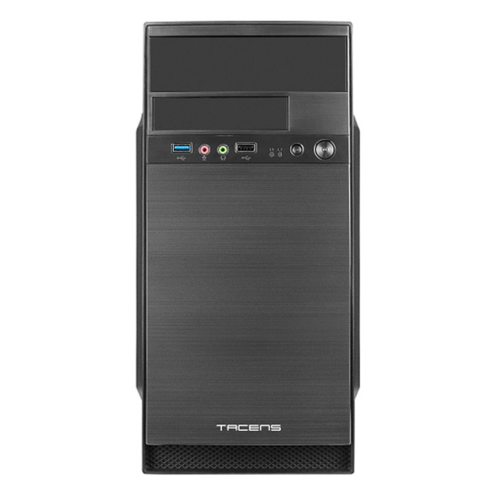 Tacens AC4500 Boîtier Mini Tour MicroATX Aluminium Noir Alimentation ATX 500W Incluse Noir Tacens AC4500 Boîtier Mini Tour MicroATX Aluminium Noir Alimentation ATX 500W Incluse Noir