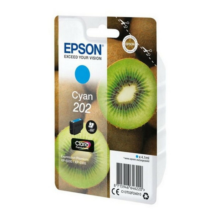 Epson C13T02F34010 Cartouche d'encre Singlepack Magenta 202 Claria Premium Ink pour XP-6000/XP-6005