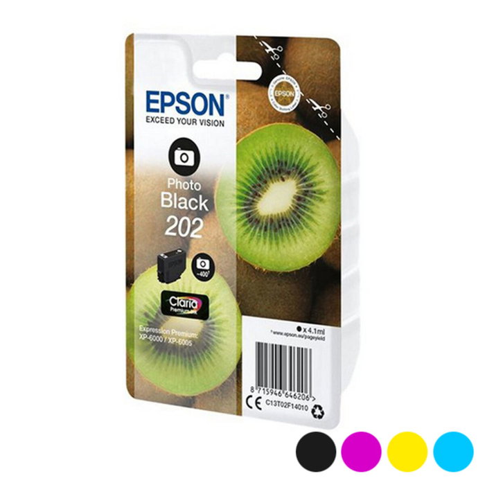 Epson C13T02F34010 Cartouche d'encre Singlepack Magenta 202 Claria Premium Ink pour XP-6000/XP-6005