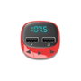 Energy Sistem Transmetteur FM Voiture Rouge – Lecteur MP3 USB microSD Chargeur Smartphone