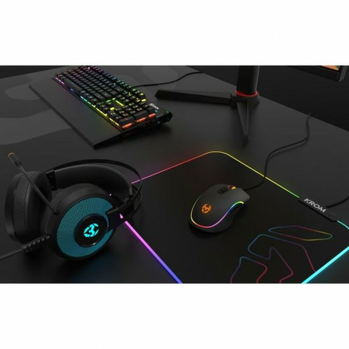 Tapis Gaming avec Eclairage LED Krom NXKROMKNTRGB