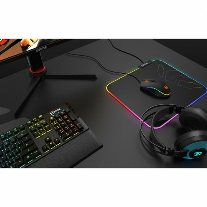 Tapis Gaming avec Eclairage LED Krom NXKROMKNTRGB