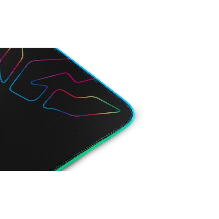 Tapis Gaming avec Eclairage LED Krom Knout RGB Noir