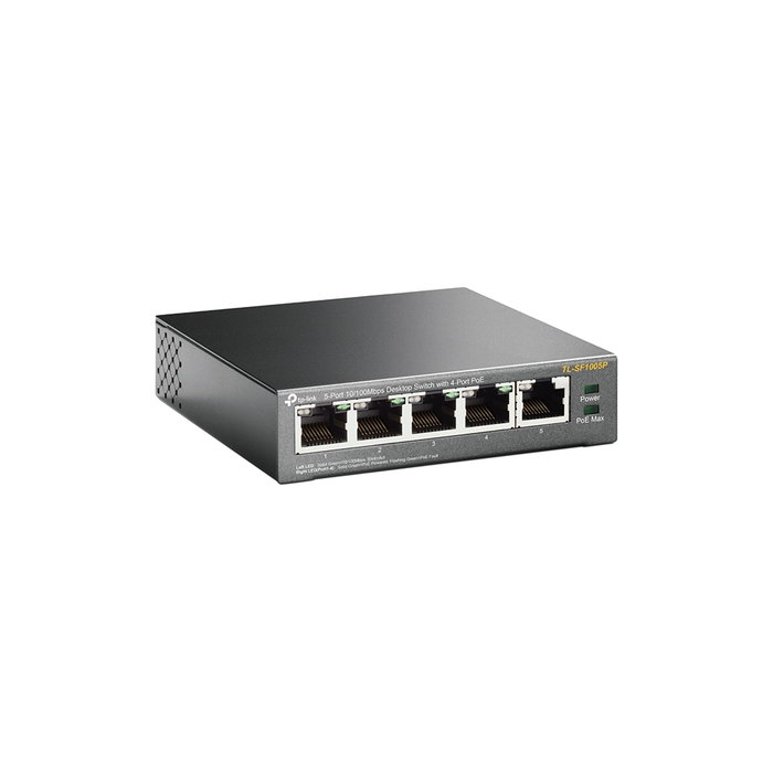 TP-Link TL-SF1005P Switch 5 Ports PoE 10/100 Mbps TP-Link TL-SF1005P Switch 5 Ports PoE 10/100 Mbps