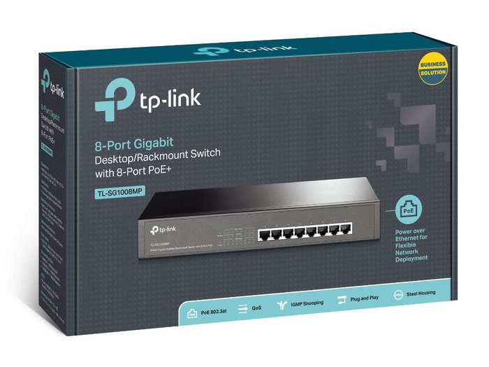 TP-Link TL-SG1008MP Switch 8 ports Gigabit PoE+
