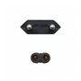 Nanocable 10.22.0402 Câble d'alimentation type Philip forme 8 noir 1.5 m