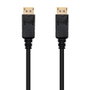 Nanocable 10.15.2303 Câble DisplayPort Mâle/Mâle 3 m Or 24K - Résolution 4K, Noir