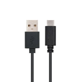 NANOCABLE Câble USB-A vers USB-C 2.0, 2 m, Noir